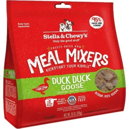 Stella & Chewy's Duck Duck Goose Meal Mixers Freeze-Dried Dog Food (18oz)