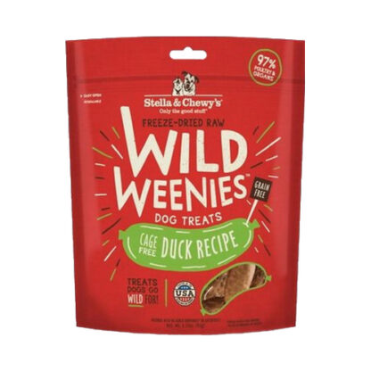 Stella & Chewy's Wild Weenies Freeze Dried Dog Treat (Cage-free Duck Recipe)