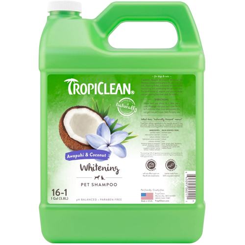 Tropiclean Awapuhi & Coconut Pet Whitening Shampoo (2 Sizes) - Image 2
