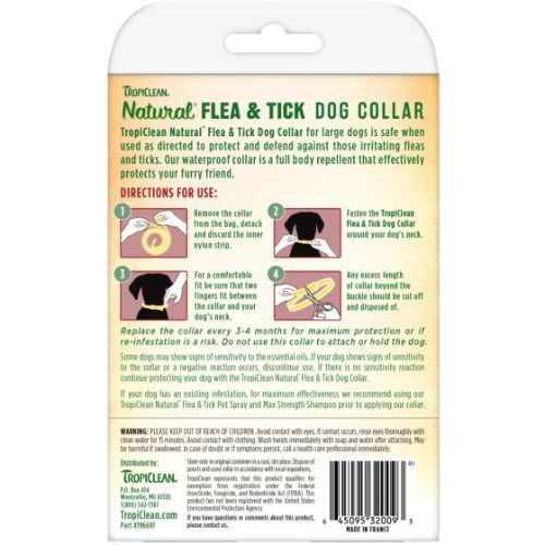 Tropiclean Natural Flea & Tick Collar For Large Dogs - Image 3