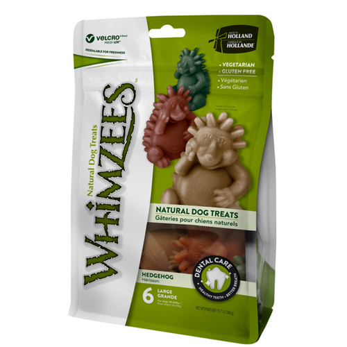 Whimzees Natural Dog Chews Value Bag - Hedgehog