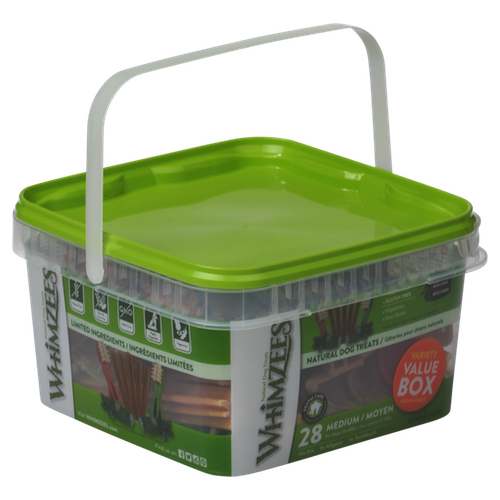 Whimzees Natural Dog Chews (Variety Value Box)