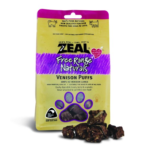 Zeal Dried Free Range Venison Puffs - Image 2