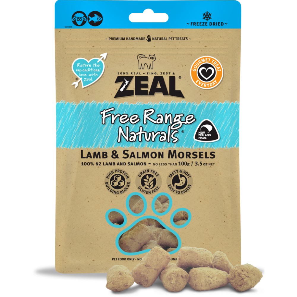 Zeal Free Range Lamb & Salmon Morsels