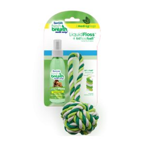 Tropiclean: Fresh Breath LiquidFloss and TriFlossBall