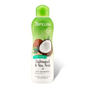 Tropiclean Oatmeal & Tea Tree Dog Shampoo (2 Sizes)