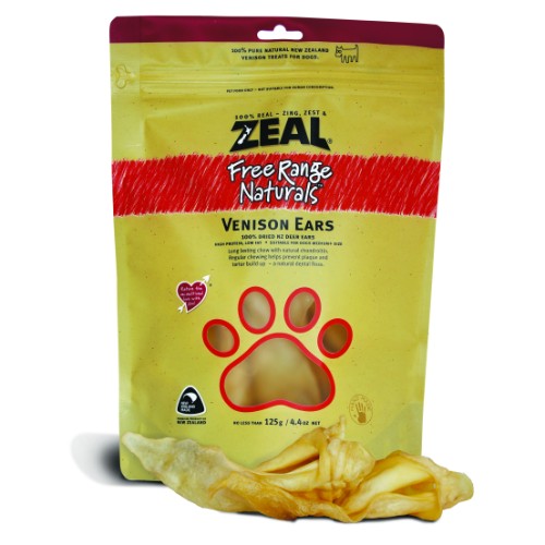 Zeal Dried Free Range Venison Ears