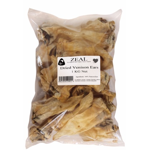 Zeal Dried Free Range Venison Ears - Image 2