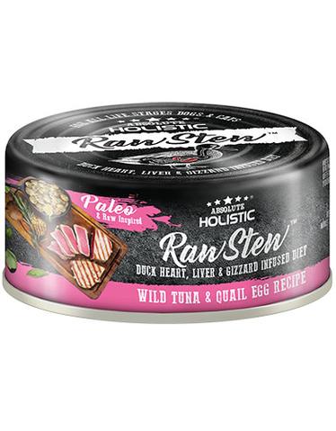 Absolute Holistic Rawstew Wild Tuna & Quail Egg Wet Food for Dogs & Cats 80g