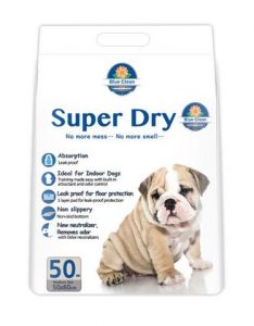 Super Dry Ultra Absorbent Dogs Pee Pad 50pcs (2 Sizes)