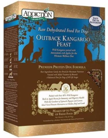 Addiction Grain Free Outback Kangaroo Feast Dehydrated Dog Food 0.9kg