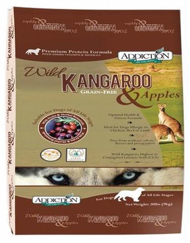 Addiction Grain Free Wild Kangaroo & Apples Dry Dog Food (4lbs/20lbs)