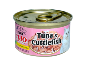Ciao White Meat Tuna With Cuttlefish In Jelly Cat Wet Food 75G