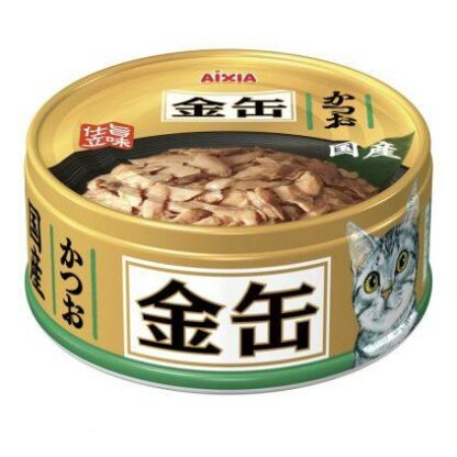 [24 Cans] Aixia Kin-Can Mini Skipjack Tuna Canned Cat Food 70g*24