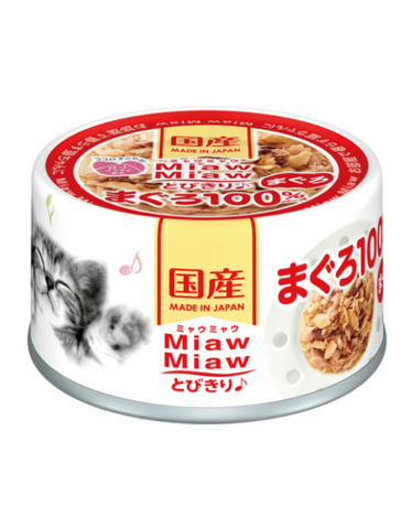 [24 Cans] Aixia Miaw Miaw Tuna Canned Cat Food 60g*24