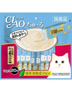 Ciao Churu Chicken Fillet & Sliced Bonito Cat Treat 14g (20 pieces)