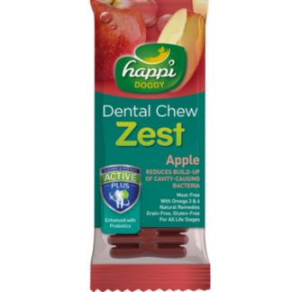 Happi Doggy Dental Chew Zest Apple 4''