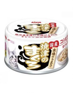 [24 Cans] Aixia Yaizu-no-Maguro  Tuna & Chicken w/ Koshihikari Rice Cat Wet Food 70g*24