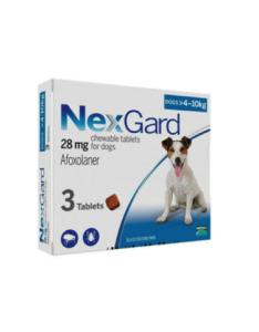 NexGard® Chewies For Medium Dogs 4kg to 10kg (2 Sizes)