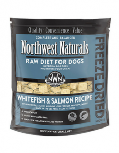 Northwest Naturals Whitefish & Salmon Freeze Dried Raw Diet Dog Nuggets 12oz