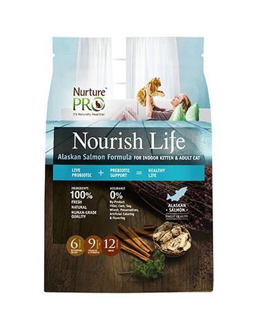 Nurture Pro Nourish Life Alaskan Salmon Formula for Indoor Cat (3 Sizes)