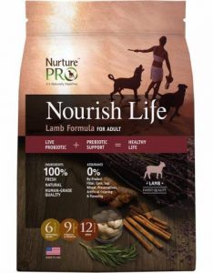 Nurture Pro Nourish Life Lamb Formula for Adult Dry Dog Food (3 Sizes)