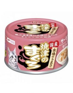 [24 Cans] Aixia Yaizu-no-Maguro Tuna & Chicken w/ Salmon Cat Wet Food 70g*24