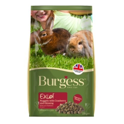 Burgess Cranberry and Thyme Mature Rabbit Food, 1.5kg