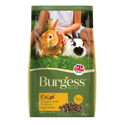 Burgess Nuggets with Oregano Adult Rabbit Food, 1.5kg