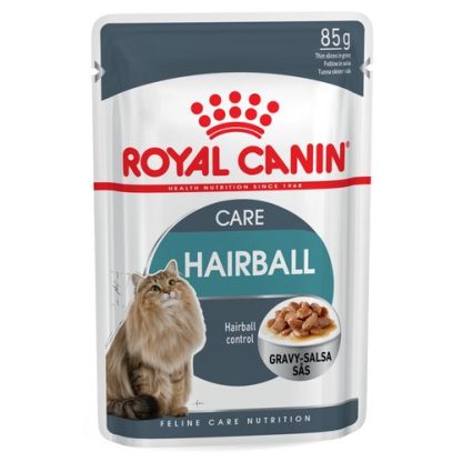 Royal Canin Hairball Care in Gravy Wet Cat Pouches, 85g