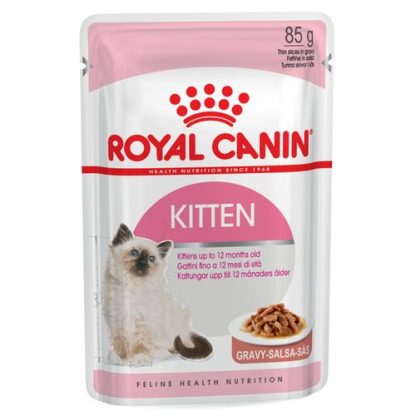 Royal Canin Kitten Instinctive in Gravy Wet Cat Pouches, 85g