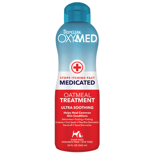 TropiClean OxyMed Medicated Treatment Rinse for Cats & Dogs 20oz