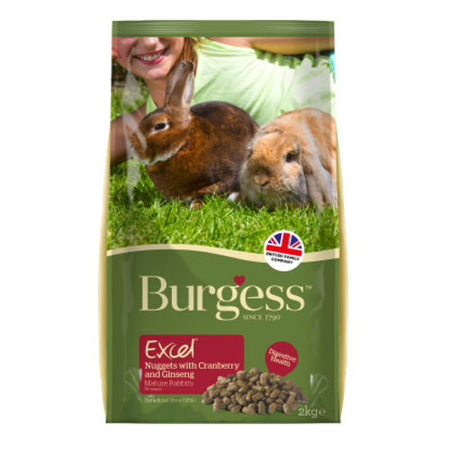 Burgess Cranberry and Thyme Mature Rabbit Food, 1.5kg