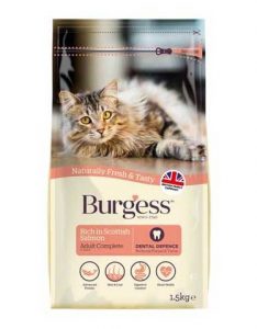 Burgess Scottish Salmon Adult Dry Cat Food 1.5kg