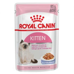 Royal Canin Kitten Instinctive in Jelly Wet Cat Pouches, 85g