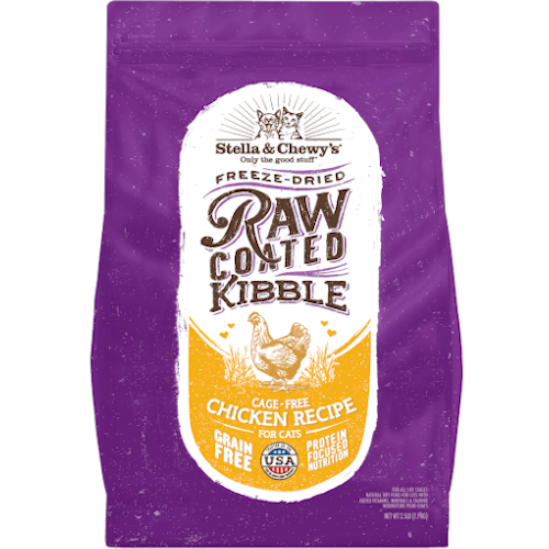 Stella & Chewy's Freeze-Dried Raw Coated Kibble Chicken Dry Cat Food ...