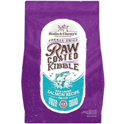 Stella & Chewy's Freeze-Dried Raw Coated Kibble Salmon Dry Cat Food