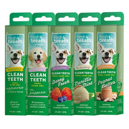 [Bundle Of 3] Tropiclean Clean Teeth Oral Care Gel For Dogs 2oz