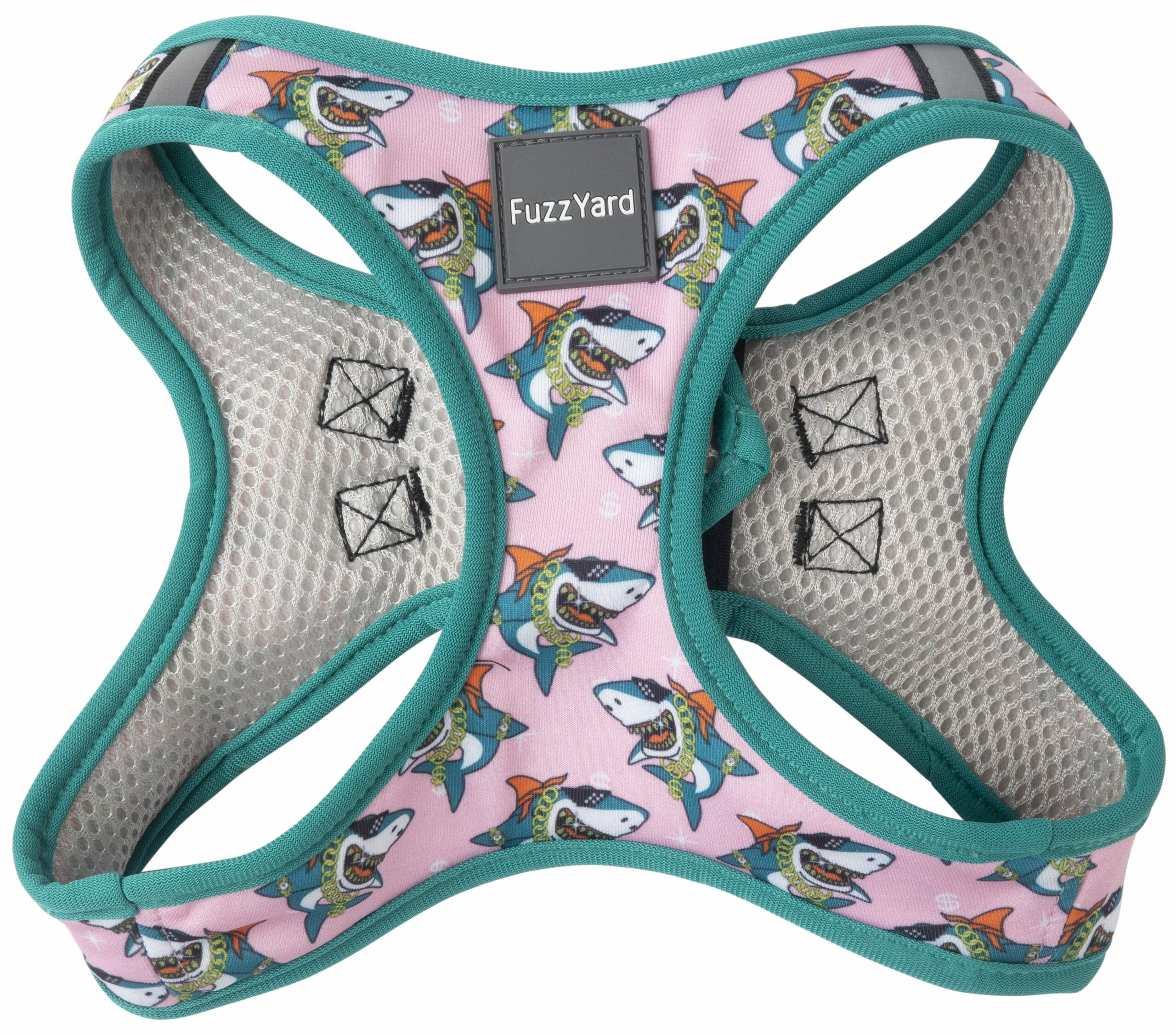 FuzzYard Step-In Harness For Dogs (5 Sizes) - LL Cool Jaws