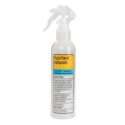FuzzYard Aloe Vera + Tangerine Express 2in1 Waterless Dog Shampoo 250ml