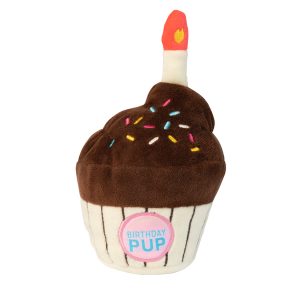 FuzzYard Plush Toys For Dogs – Birthday Cupcake