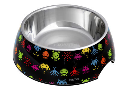 FuzzYard Easy Feeder Pet Bowl (3 Sizes) - Space Raiders