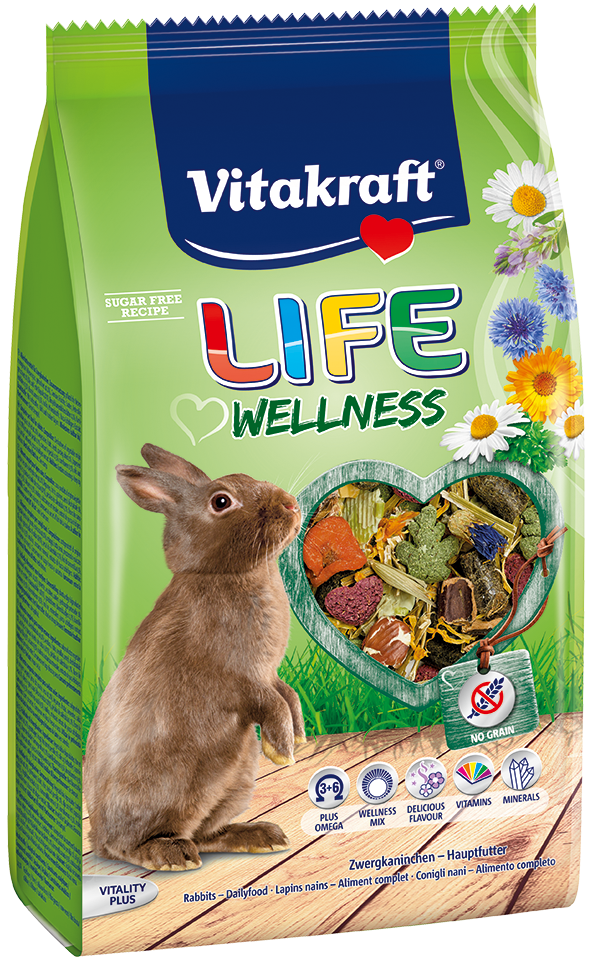 Vitakraft Life Wellness For Rabbits 600g