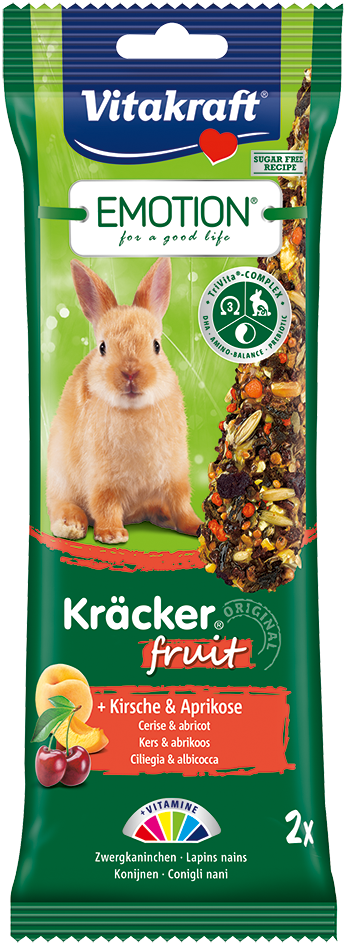 Vitakraft Emotion Kracker Fruit for Rabbit 2pcs