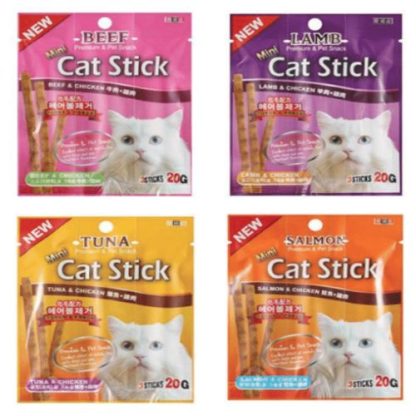 BowWow Cat Sticks Treat 20g (4 Flavors)