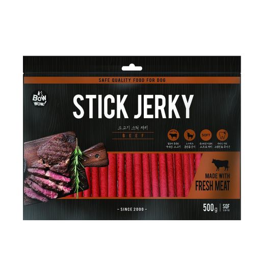 BowWow Beef Jerky Dog Treat (2 Sizes) - Image 2