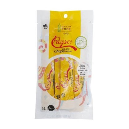 BowWow Chupa Creamy Cat Treats (4x14g) – Chicken Breast & Shrimp