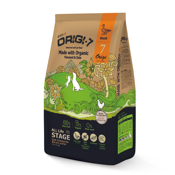 BowWow Origi-7 Duck Air-Dried Soft Dry Dog Food 1.2kg