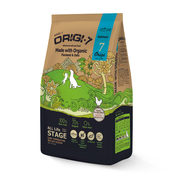 BowWow Origi-7 Salmon Air-Dried Soft Dry Dog Food 1.2kg