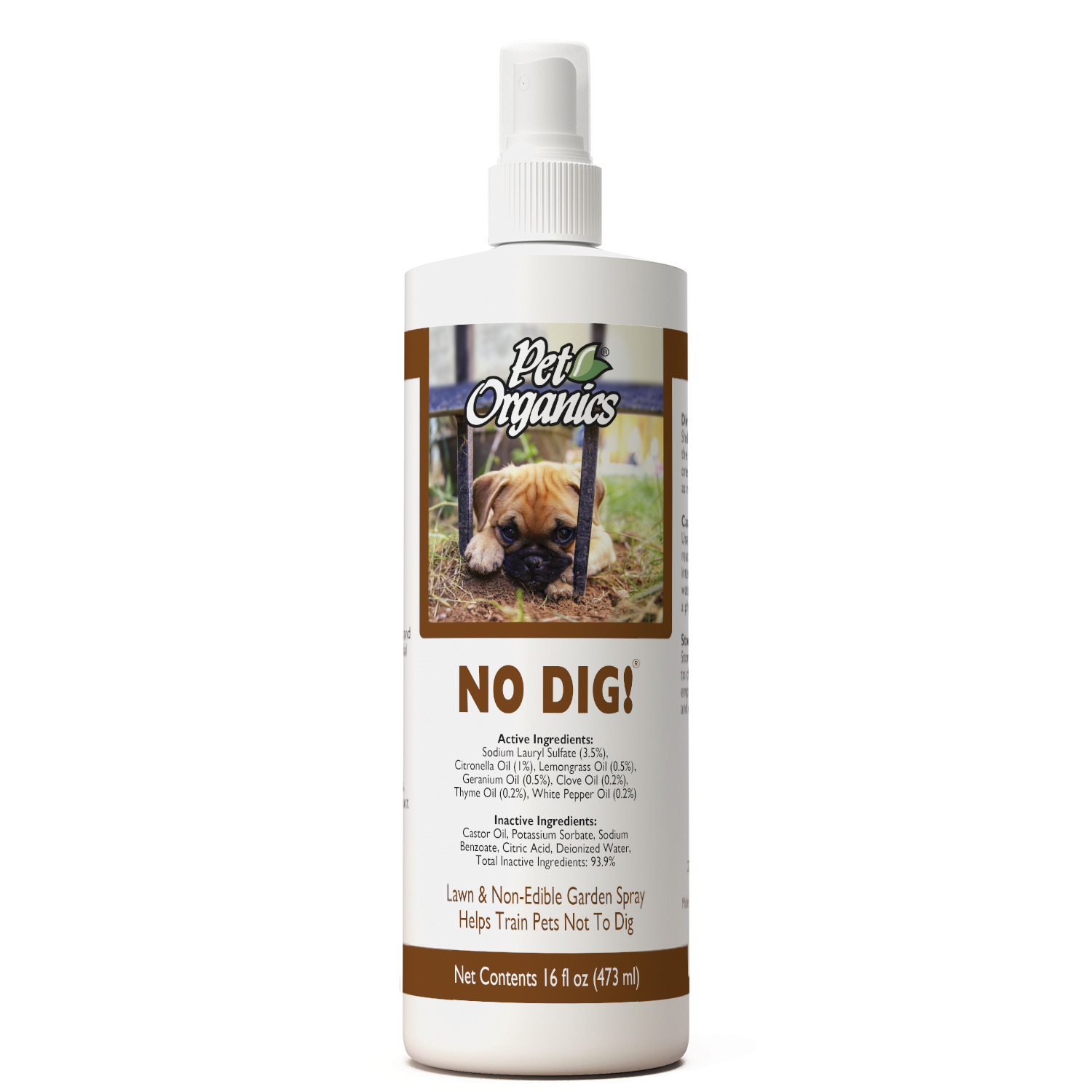 NaturVet Pet Organics No Dig! Lawn & Yard Spray 473ml